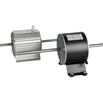 1hp محرك مروحة بعمود مزدوج 750 واط ثلاث مراحل 800-1300 دورة في الدقيقة محرك مروحة مكثف تجاري