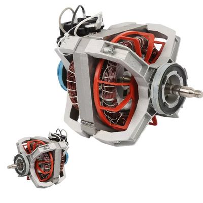 120V 230V صغير أحادي الطور AC Motor تقييمه تحميل الطاقة 100W 120W 200W لآلة التجفيف