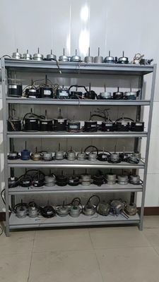 1hp محرك مروحة بعمود مزدوج 750 واط ثلاث مراحل 800-1300 دورة في الدقيقة محرك مروحة مكثف تجاري