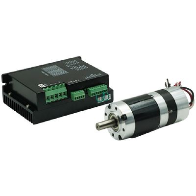 56JBX DC24v 20-100W محرك بدون فرشاة مع علبة تروس كوكبية لمعدات التحكم الدقيقة