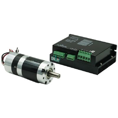 56JBX DC24v 20-100W محرك بدون فرشاة مع علبة تروس كوكبية لمعدات التحكم الدقيقة