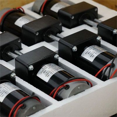 70jb Miniature Gear Motor 24-48V ضوضاء منخفضة لنقل الخدمات اللوجستية