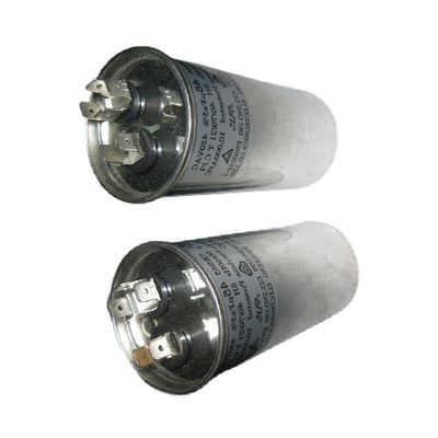 20-80Uf AC Motor بدء مكثفات الانفجار دليل تشغيل بيضاوي واحد مكثف لمرشح الإخراج